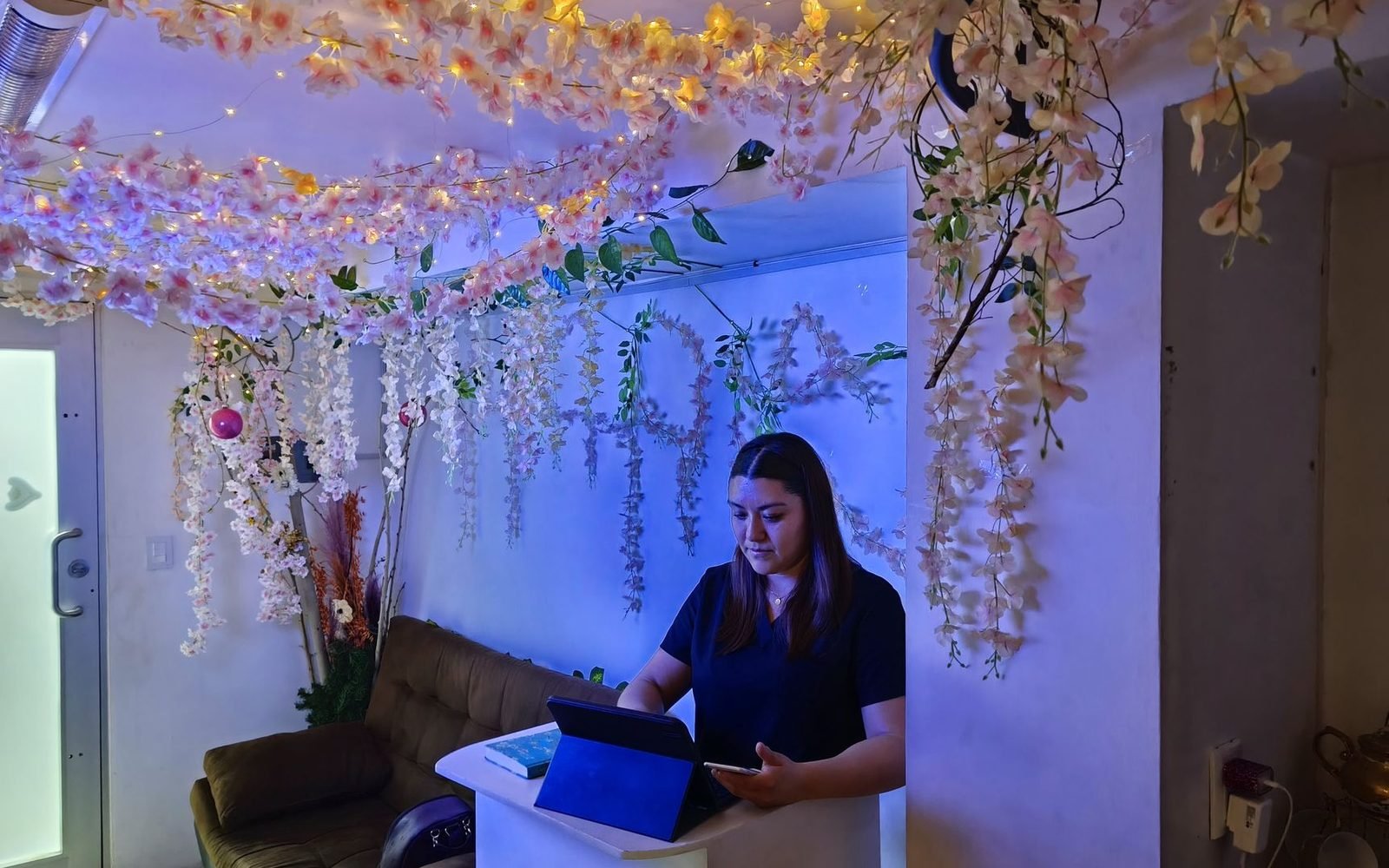 Recepción de Nemiia Spa Condesa CDMX